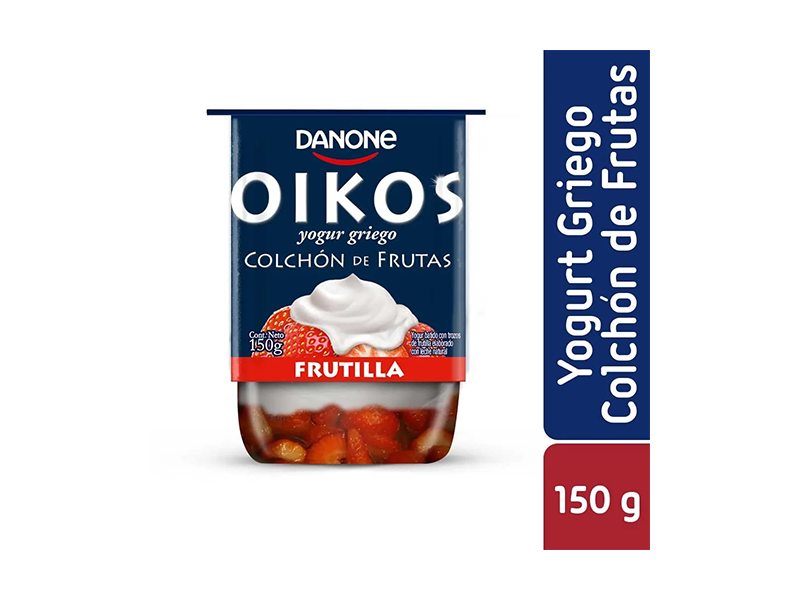 DANONE OIKOS FRUTAS FRUTILLA 150 GRS.